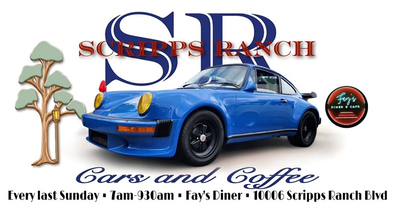 Scripps Ranch Cars and Coffee flyer 2026
